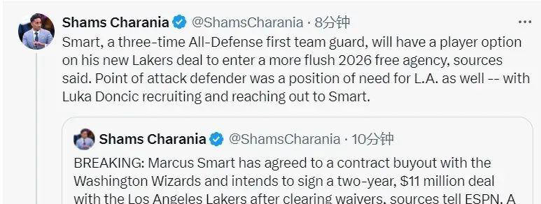 无敌！湖人重磅签约NBA最佳防守球员